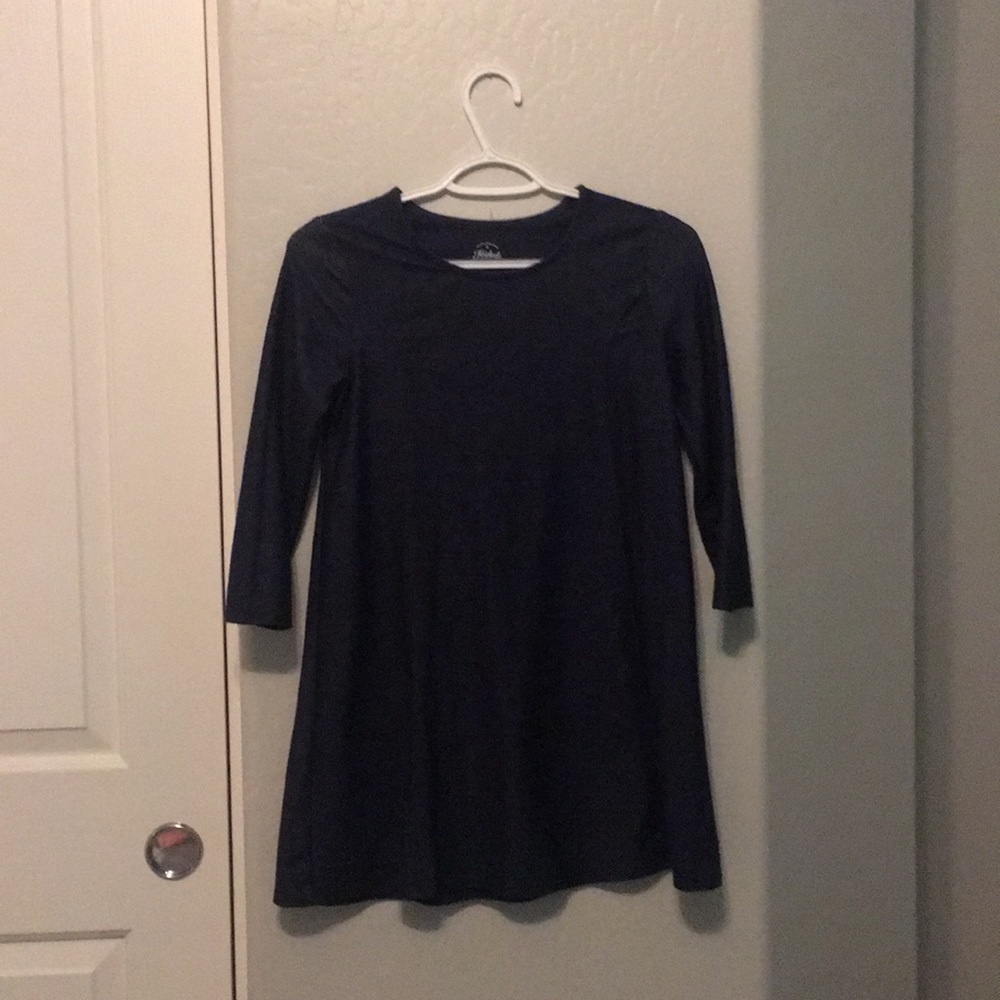 Cute jean dress for kids.